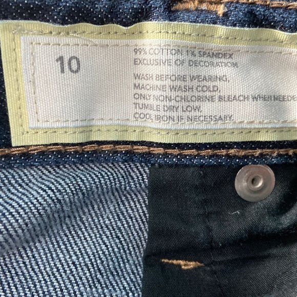 Ann Taylor LOFT Original Boot Dark Wash Womens Jeans 10 (B) - Picture 11 of 11